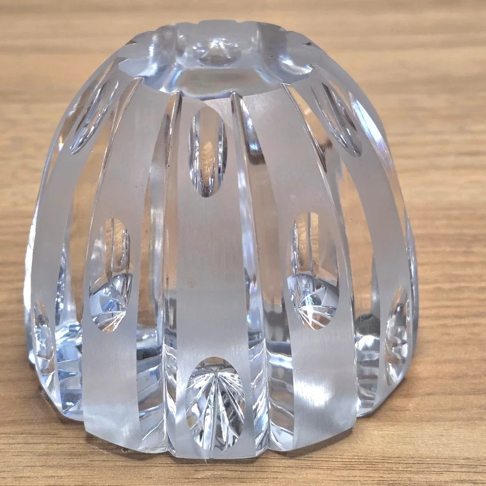 E&R Western Germany Golden‎ Crown Crystal Candy Dish Trinket Dish
